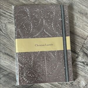 ✨Christian Lacroix Embossed Notebook OnyxA5 (brand new in original plastic bag)✨